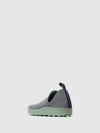 Round Toe Shoes CITY GREY BLUE